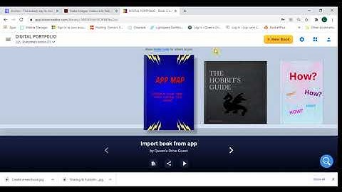 Book creator Sharing a library