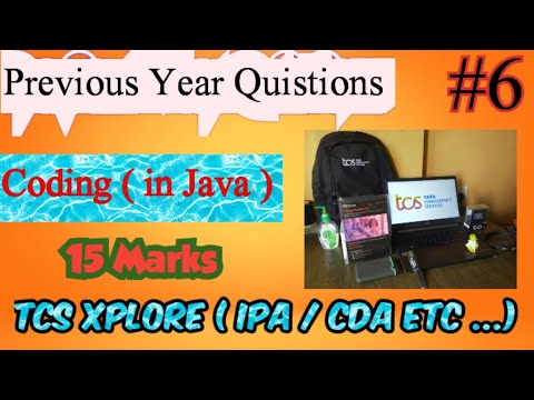 TCS Xplore 2023 - Hands on practice problem IPA (previous year) Problem 6 #tcs #tcsdigital #tcsion