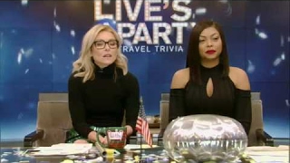 Live With Kelly 12/09/2016  co-host Taraji P. Henson Katie Holmes ; Kevin Nealon