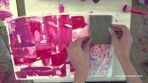 mixed media HEARTS art journaling by traci bautista