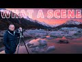 LANDSCAPE PHOTOGRAPHY NEW ZEALAND - Tasman Lake Sunset Vlog