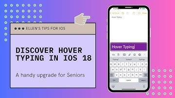 Discover Hover Typing in iOS 18