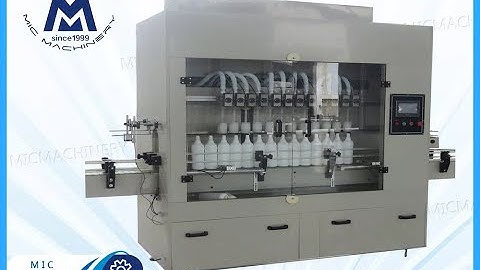 Chemical Liquid Filling Machine: how the machine fill Chemical Liquid into the bottle automatically.