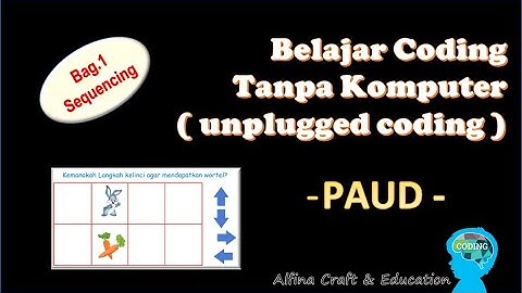 Belajar  Coding Tanpa Komputer