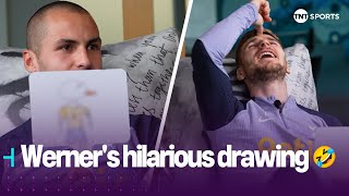 THAT'S ONE WAY TO DRAW RICHARLISON! 🐦🇧🇷 | Blank Canvas ft. Timo Werner & Alfie Whiteman 😂 🖼️