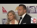 Jai Courtney and Mecki Dent at the Australians In Film's 5th Annual Awards Gala at NeueHouse in Holl