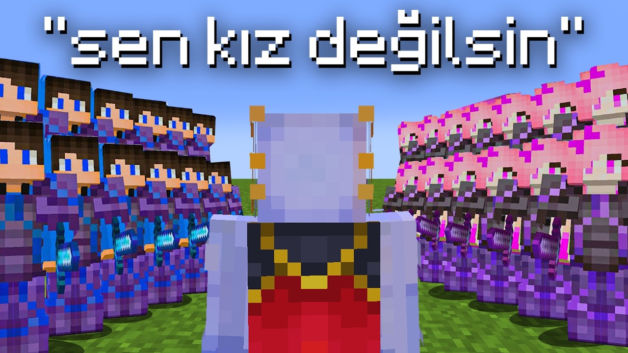 KIZLARA Özel Minecraft Etkinliğinde HİLE Kullandım