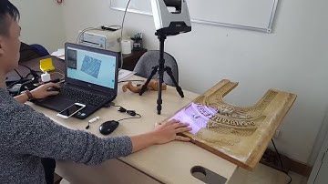 [3DMaster] Scan 3d vách gỗ với máy scan 3D Einscan pro