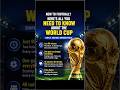 New to Football? Everything You Need to Know About the World Cup ⚽🏆 #football #worldcup