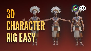 How to Change Poses for Meshy Characters in Blender?