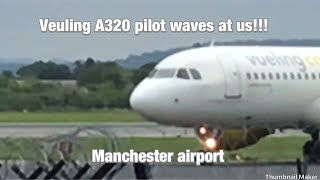 Veuling A320 First Officer Waves At Us