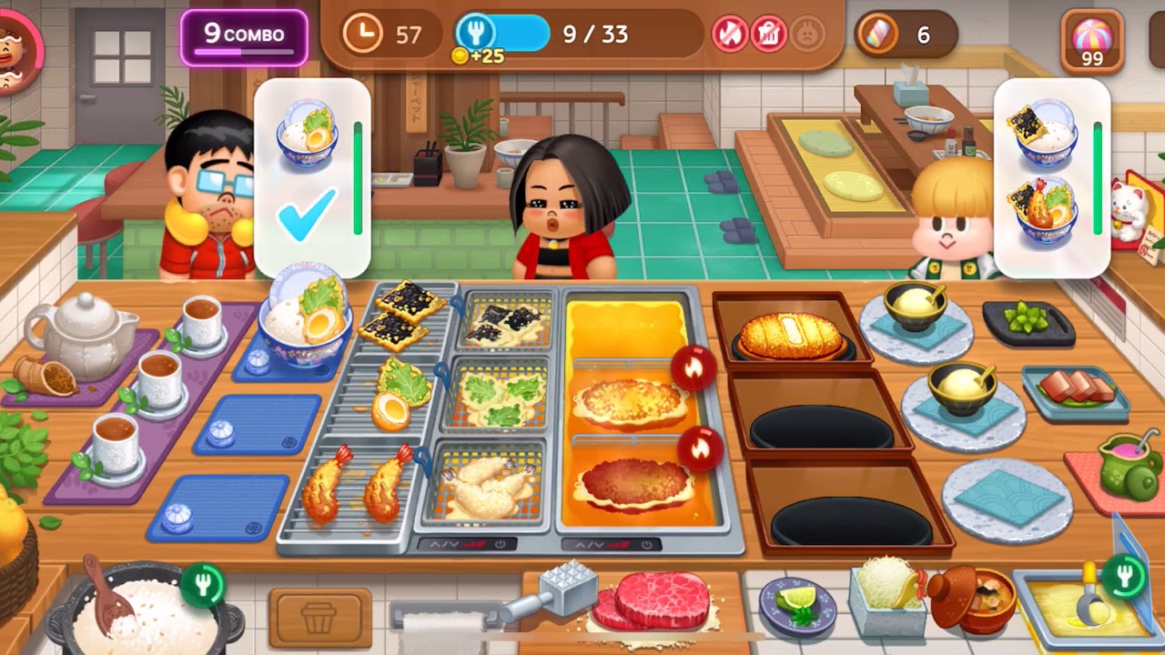 [Gameplay] Line Chef：Ten Brothers 25-3 playthrough little monster at school