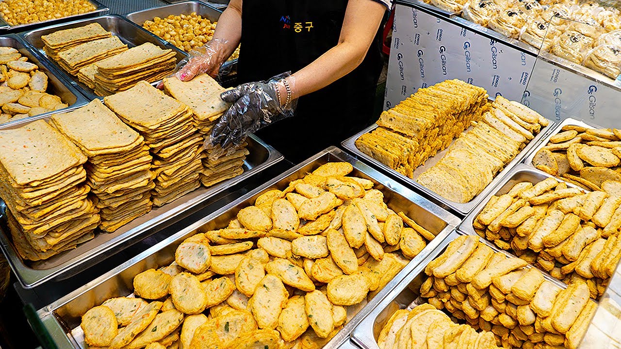 선택 고민해결! 신기한 자동화 기계로 만드는 20가지 다양한 어묵 / Amazing Fish Cakes Made with Automated Machines - Korean food