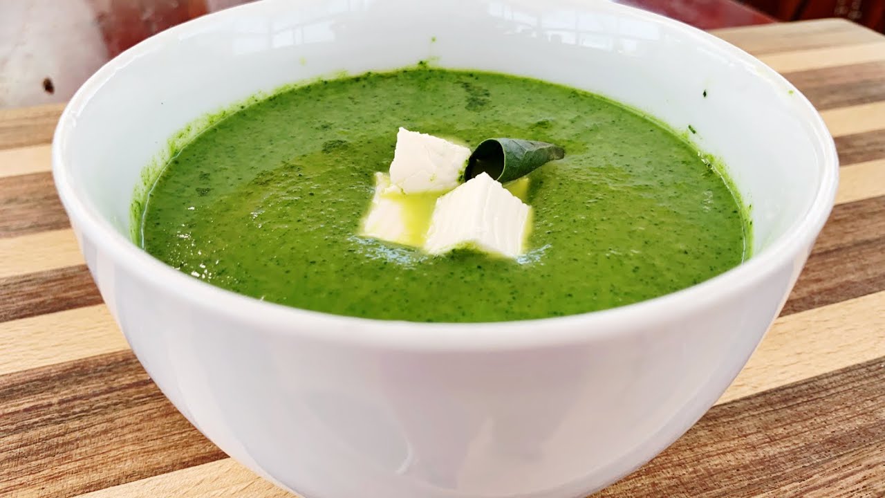 Crema de espinacas