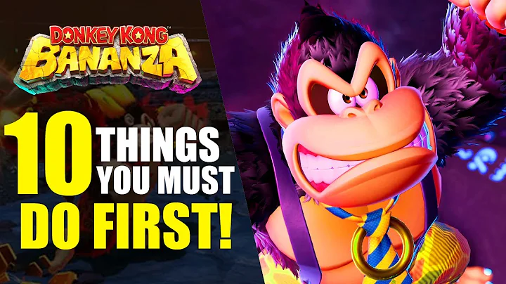 10 Things You Must Do First in Donkey Kong Bananza (Switch 2)
