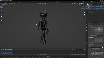 [Blender/BatDR] another ink demon walk cycle animation
