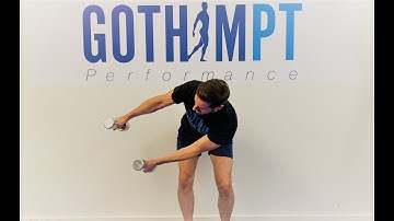 Bent over torso rotation for strength