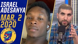 Israel Adesanya not concerned with ‘little scrape’ on arm before UFC 248 | Ariel Helwani’s MMA Show