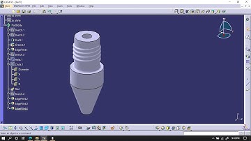 Catia   Modelling of Simple Nozzle