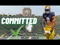 Notre Dame Has Its First Commitment In The 2023 Class | 6-6 DE Keon Keeley Picks The Fighting Irish
