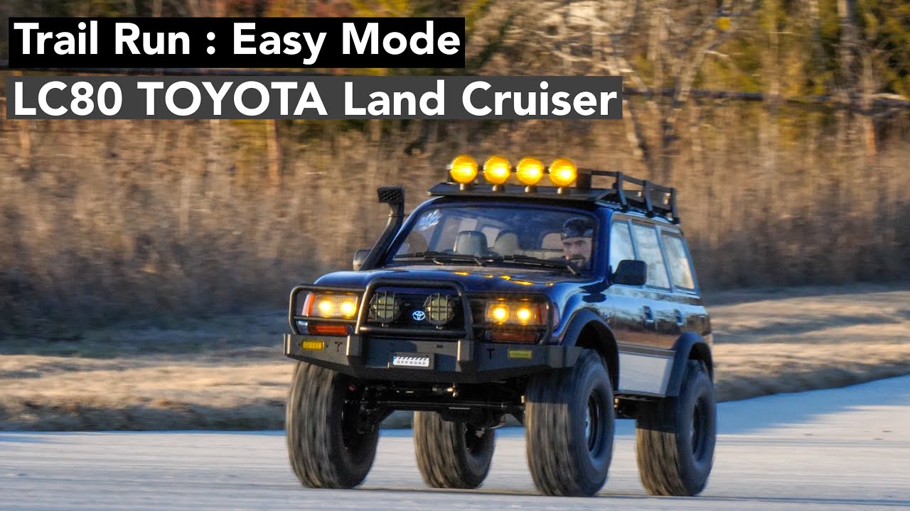 TEST RUN: TOYOTA Land Cruiser LC80 from FMS Hobby - YouTube