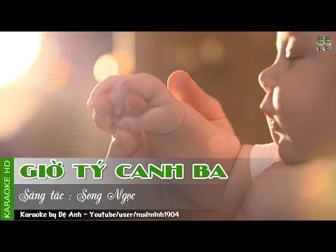 Karaoke GIỜ TÝ CANH BA ❤️vc chuột mèo ❤️