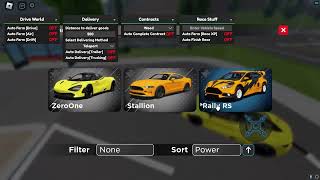 Drive World 🏎️ Drifting \& Racing op script auto delivery, auto contracts, auto race and more