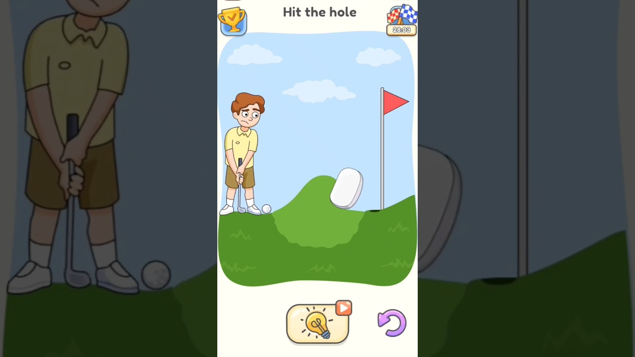 dop 5 (Delete one part)hit the hole ⛳ dop 5 game level 94 with solution example rk dop 5 gamer #