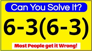 Only Sharp Minds Can Solve This Confusing Math Puzzle!