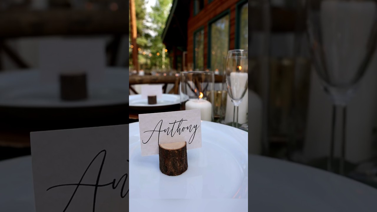 DIY Wedding Place Cards ✨