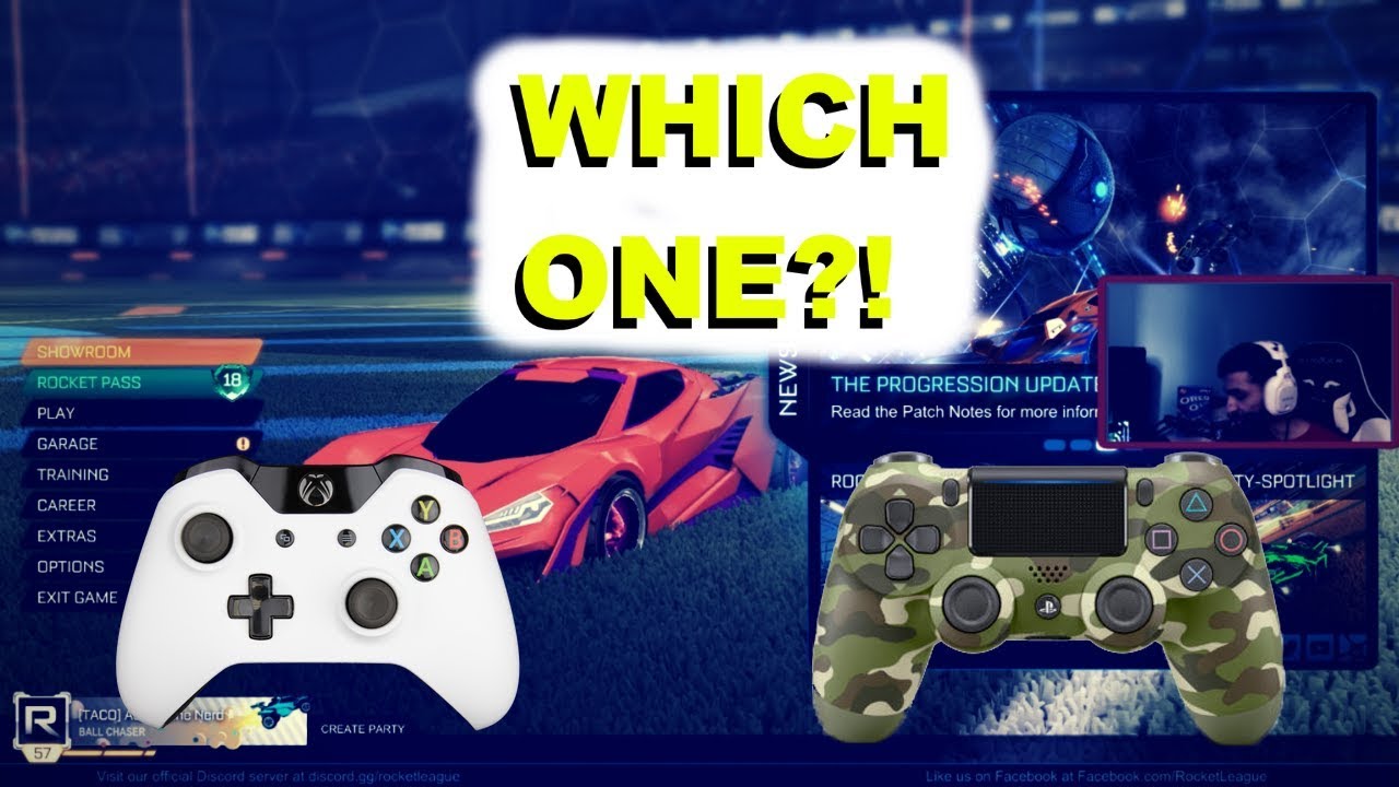 Rocket league PC Xbox controller using PS4 controller YouTube