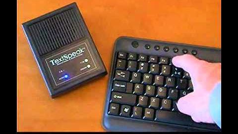 TextSpeak TS-04 Series:  Function Key demonstration