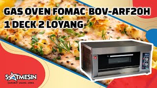 OVEN GAS FOMAC BOV-ARF20H 1DECK & 2TRAY OVEN BAKERY