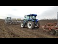 Посевная 2019! Сею горох New holland T6090 & New holland td 5.110