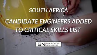 South Africa: Candidate Engineers Added to Critical Skills List