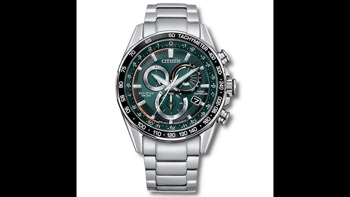 CITIZEN Radio Controlled Eco Drive Chronograph CB5914-89X - YouTube