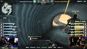 B TUNNEL OVERPASS SMOKE FROM CT SPAWN Luminosity vs CLG