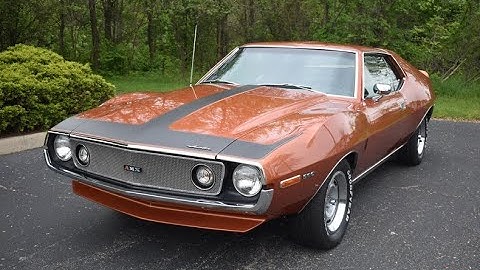 Go-Pack 360 V8 Powered 1971 AMC Javelin AMX Test Drive