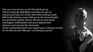 Eminem  Nail In The Coffin benzino Diss s hq