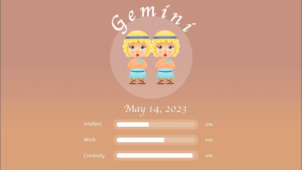 Gemini horoscope for May 14, 2023 YouTube