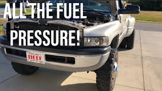 How to get 25psi fuel pressure for less than $200!! 99 cummins 24v