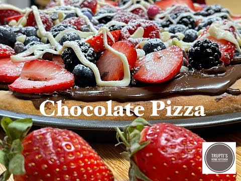 Video: Chocolate Pizza With Berries