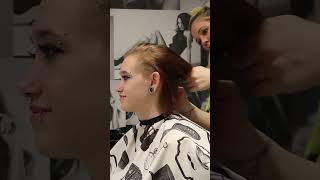 Alyssa LV - Pt 2: Long to "Ruby Rose" Cut - Ta77.net #shorts