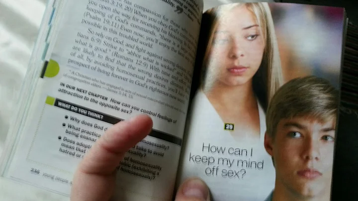 Jehovah's Witness Booklet for Teens - Masturbation