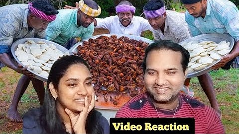 Fried Chicken Idli Recipe Cooking Recipe Video Reaction🍗🤗☺️👍| Village Cooking Channel | Tamil Couple