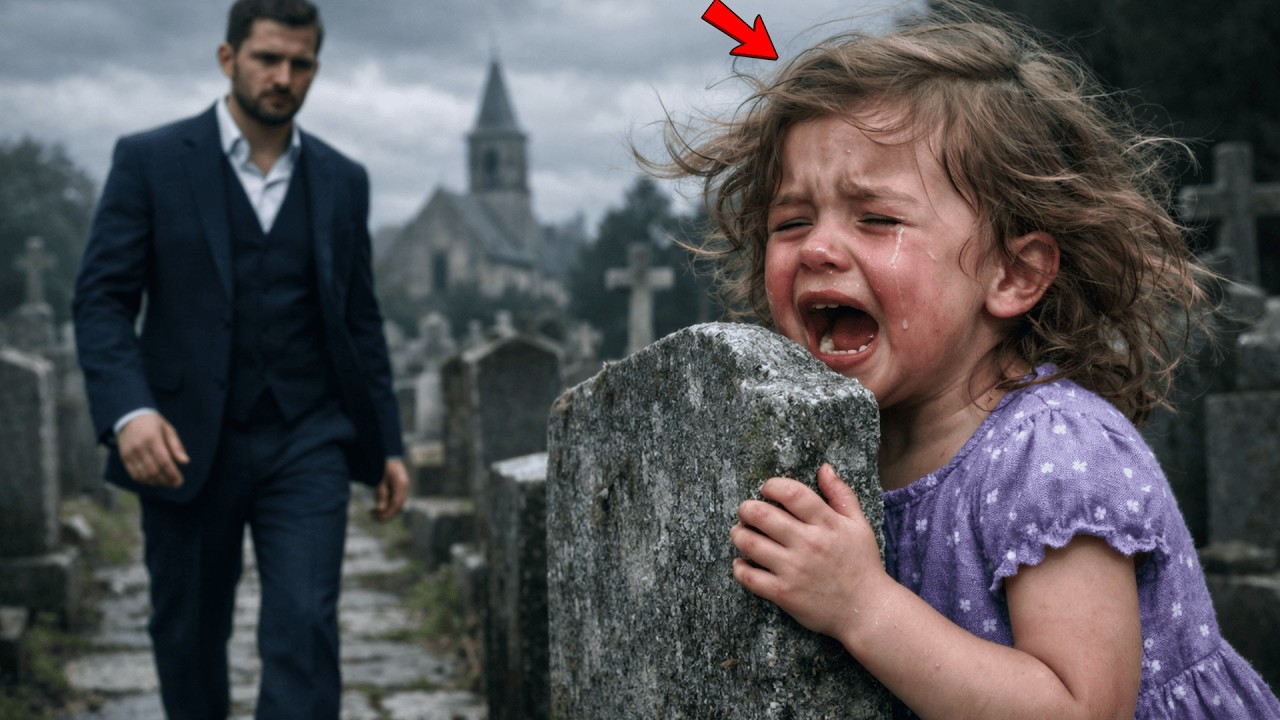 Podczas Wizyty na Grobie Córki… Miliarder Zamarł, Gdy Usłyszał, Jak Dziecko Woła Jego Imię