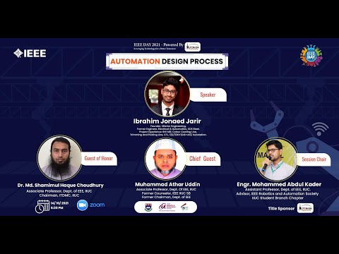 Webinar on Automation Design Process || IEEE Day 2021 - Powered By Ulterior Engineering