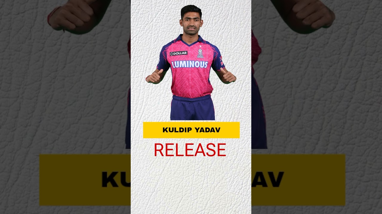 IPL 2024 RR RELEASE PLAYERS LIST .