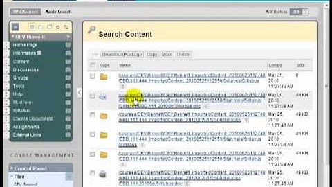 Re-linking Attached Files in Blackboard 9.1