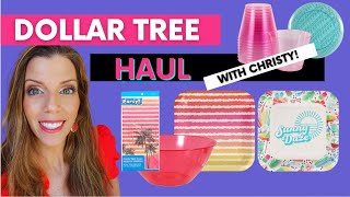 💵 Dollar Tree Haul Summer Fun with Christy!